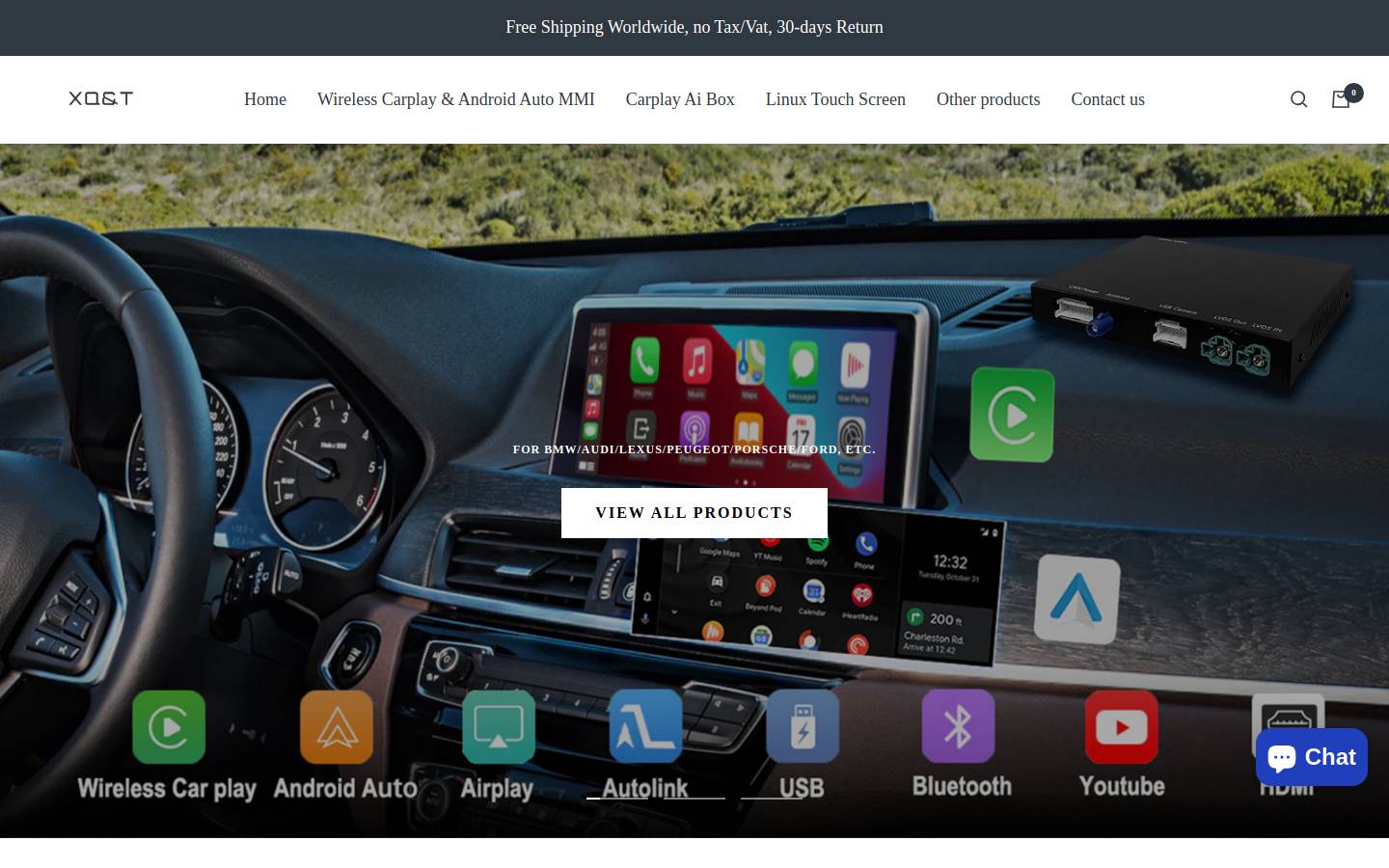 xqandtt.com homepage screenshot