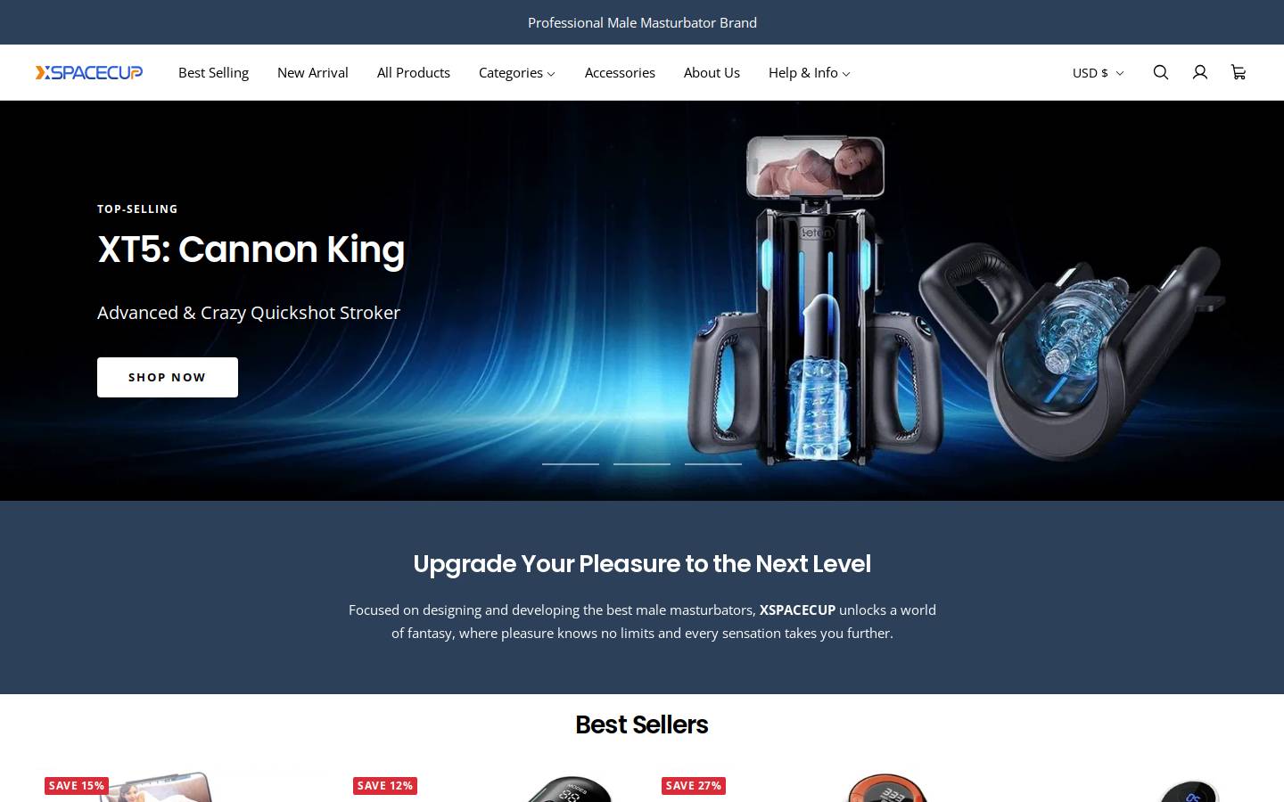 XspaceCup homepage screenshot