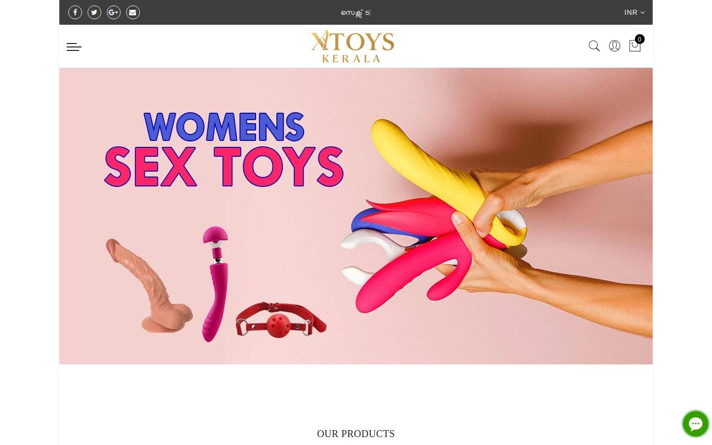 xtoyskerala.com homepage screenshot