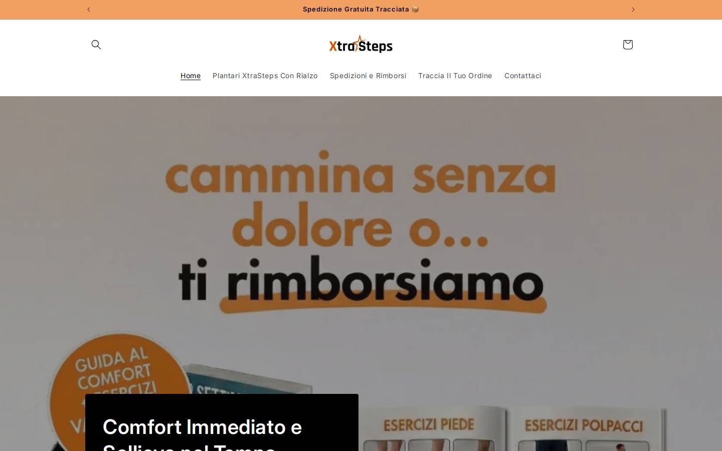 xtrasteps.com homepage screenshot