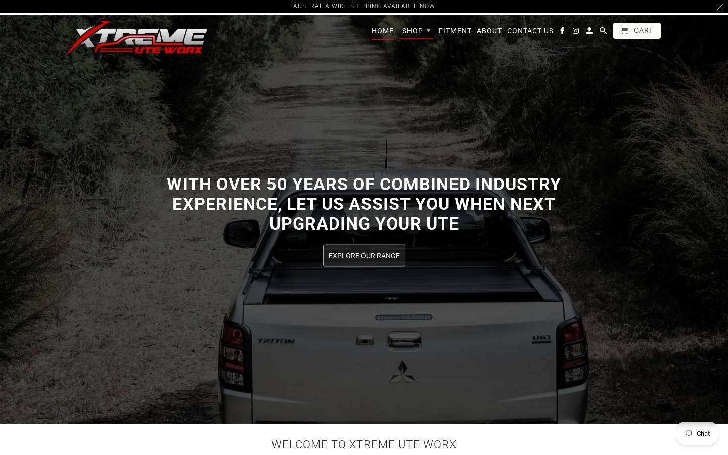 xtreme-ute-worx.com homepage screenshot