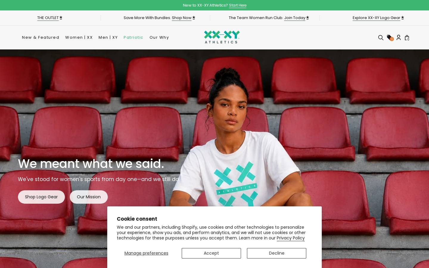 xx-xyathletics.com homepage screenshot