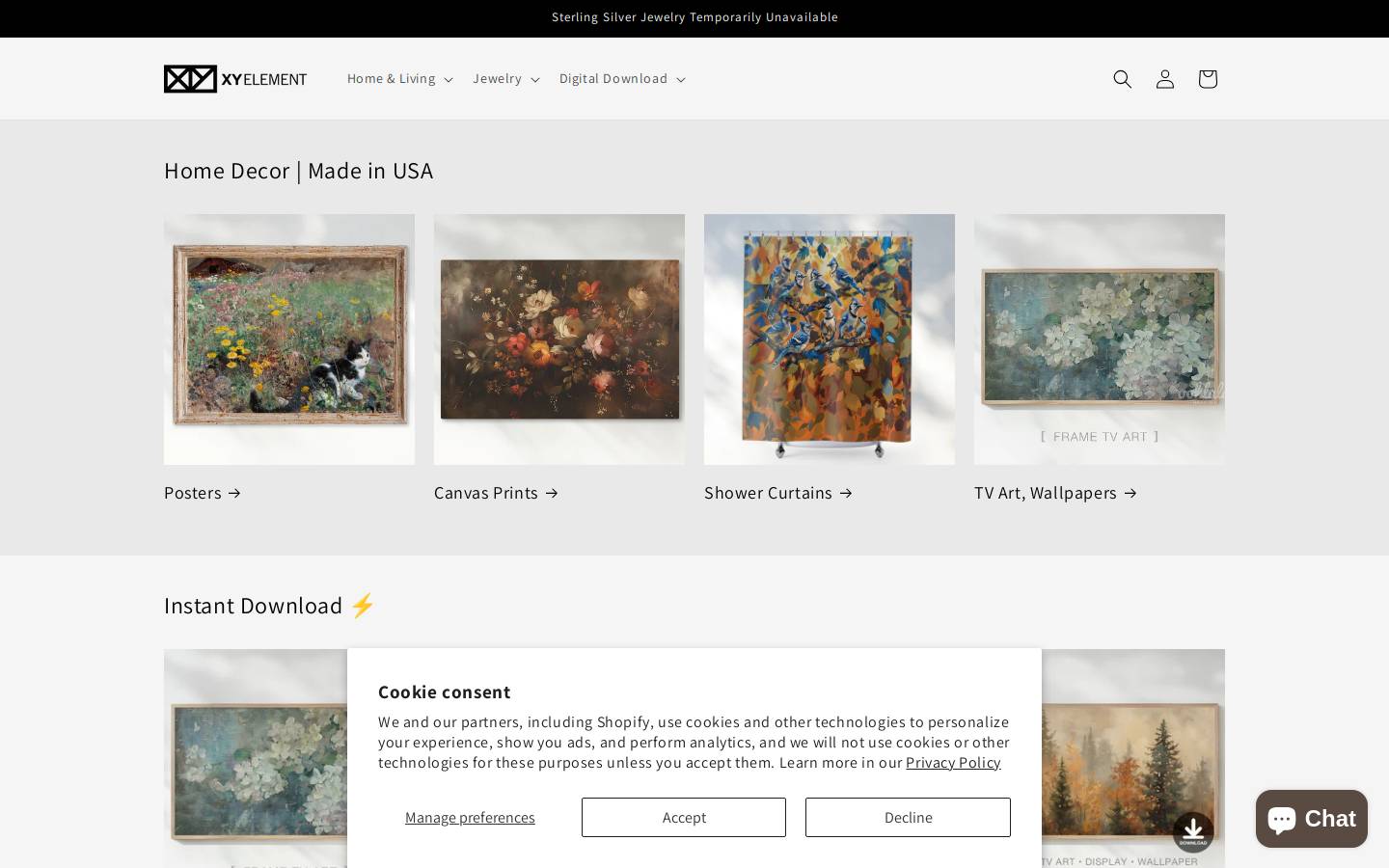 Xyelement homepage screenshot