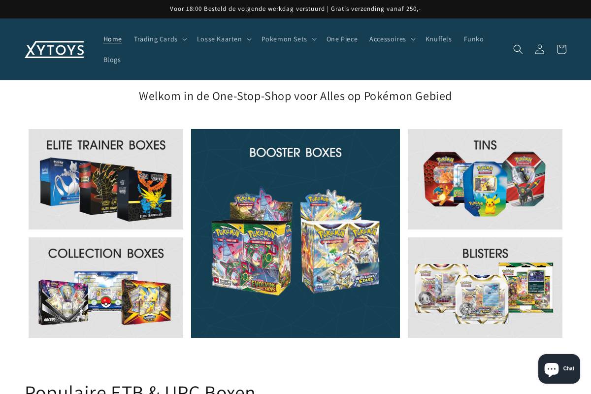 XYtoys.nl homepage screenshot