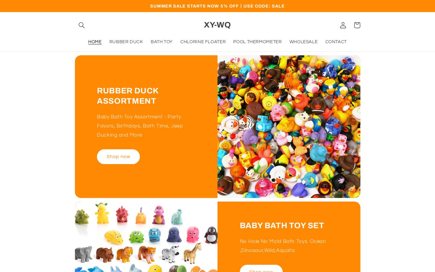 xywqstore.com homepage screenshot