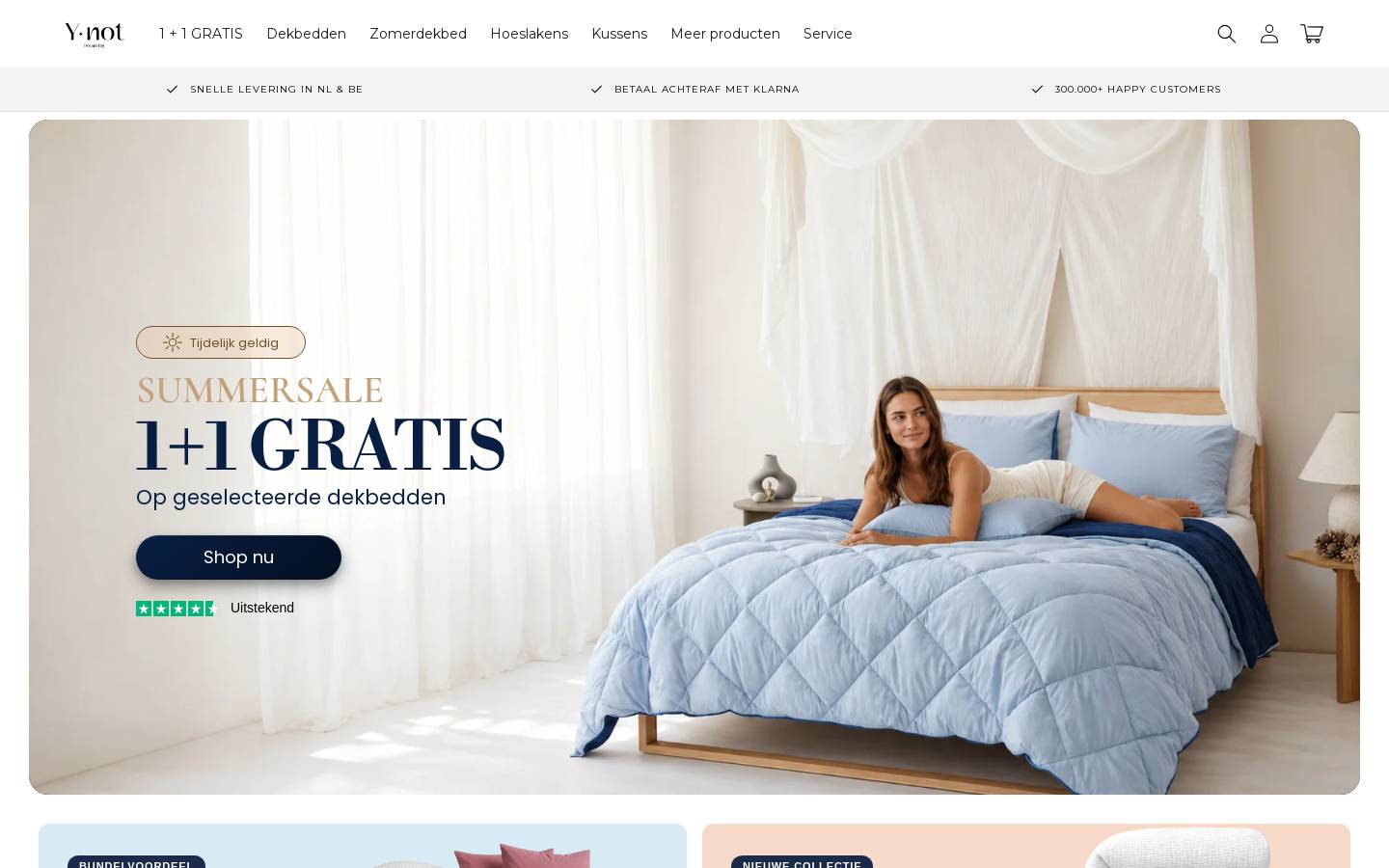 Y-not Dreambig homepage screenshot