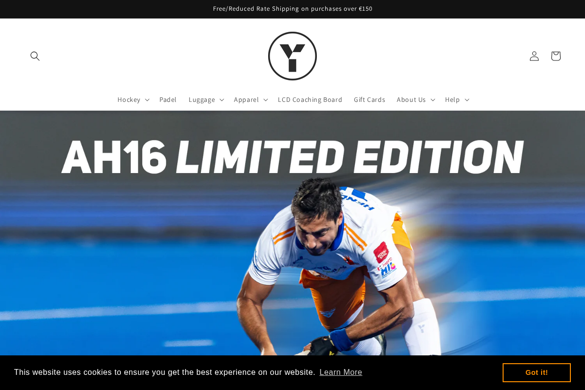 y1hockeyeu.com homepage screenshot