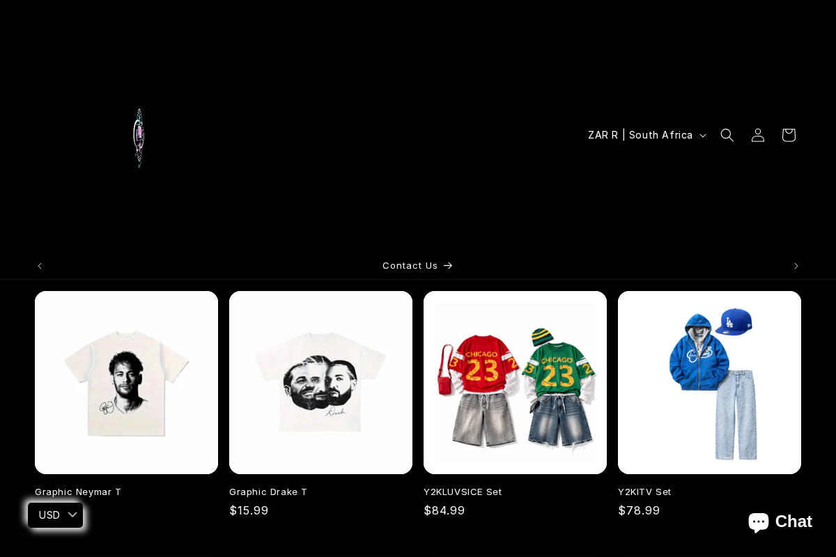 Y2kgloball homepage screenshot