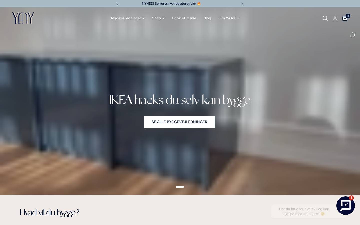 yaay.dk homepage screenshot
