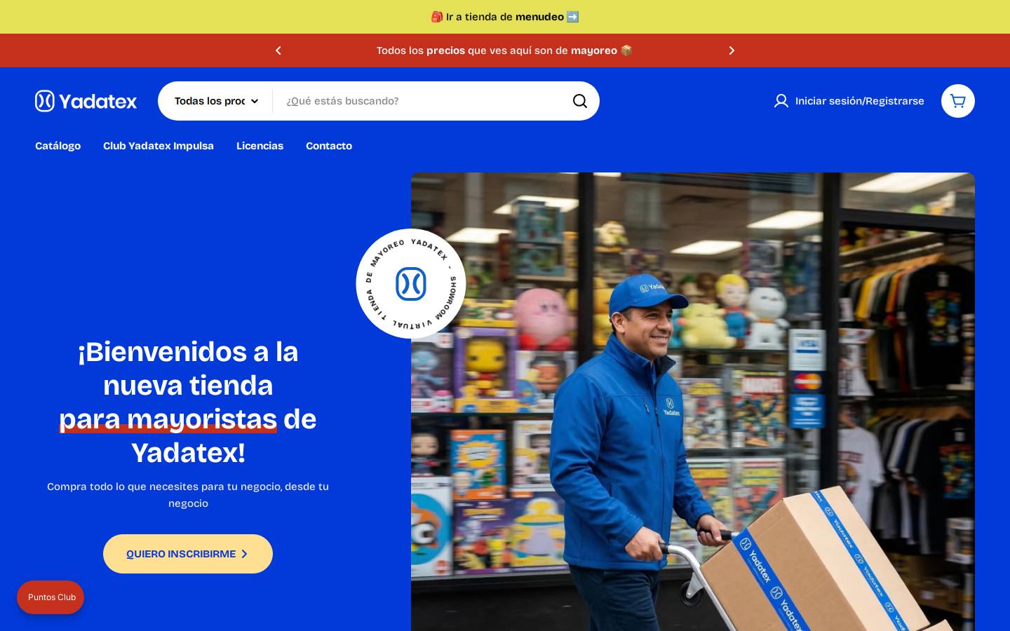 yadatex.com homepage screenshot