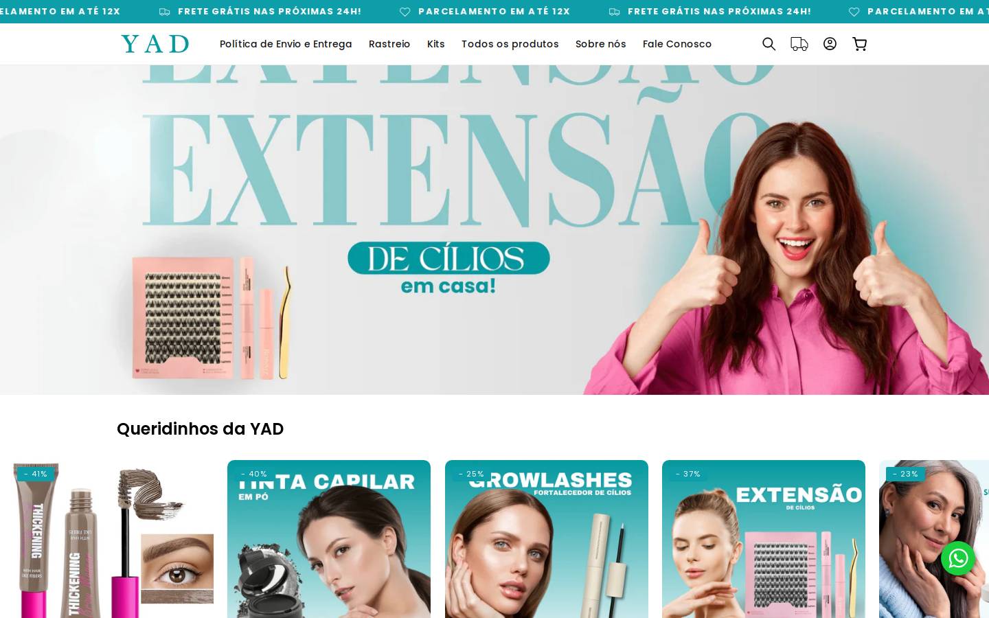 yadexperience.com homepage screenshot