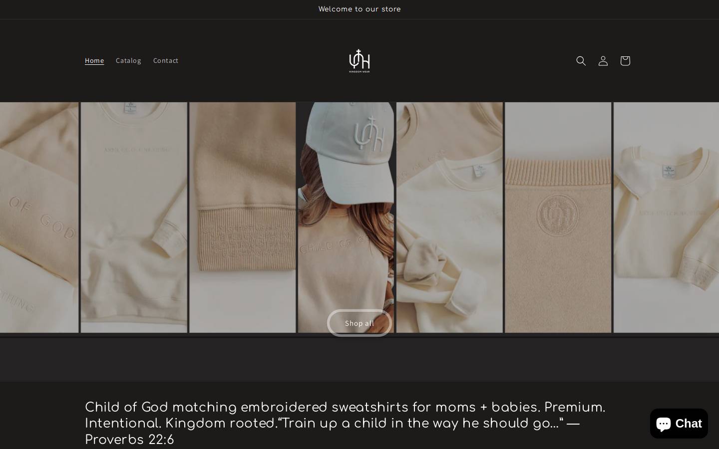 yahkingdomwear.com homepage screenshot