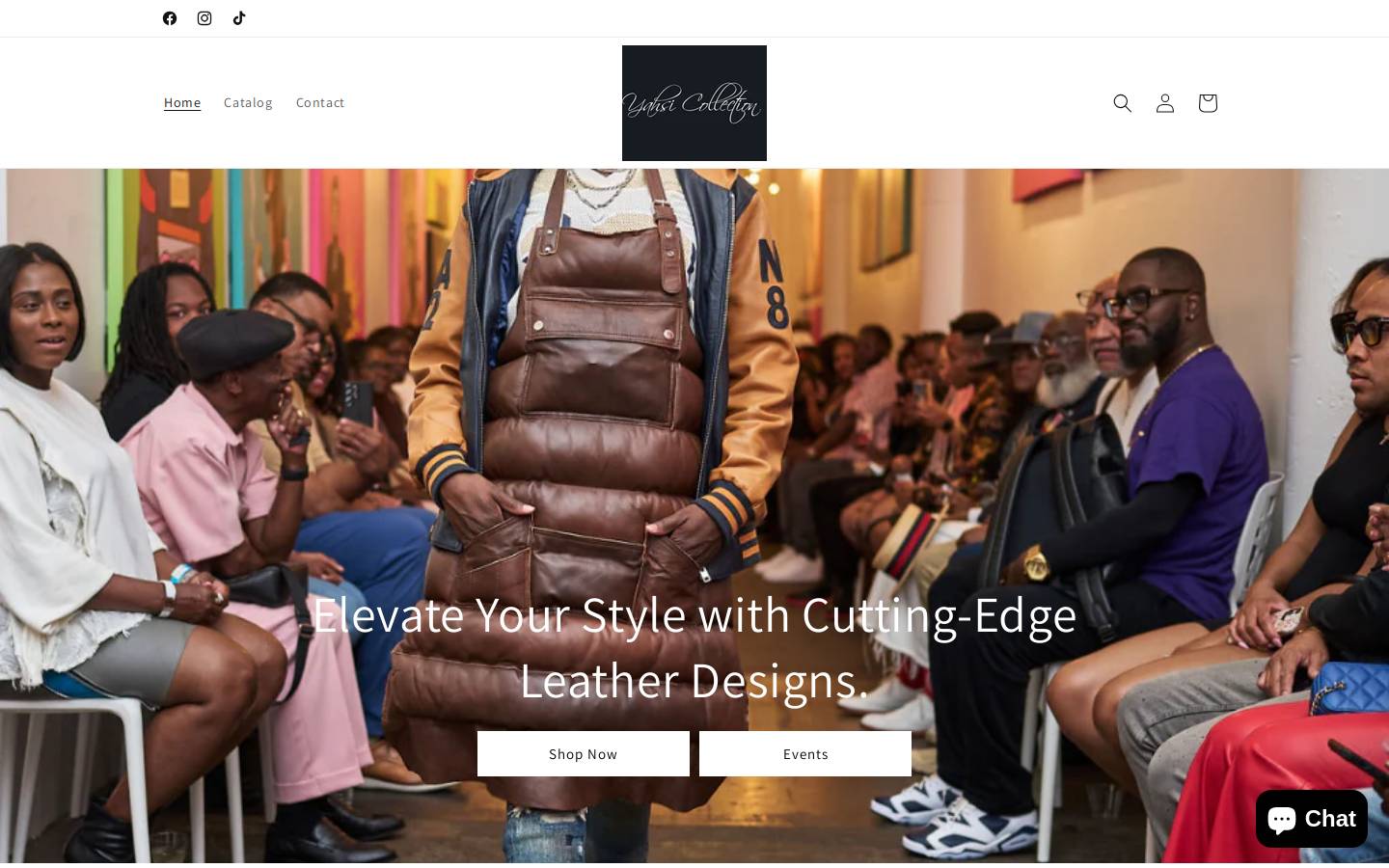 yahsicollection.com homepage screenshot