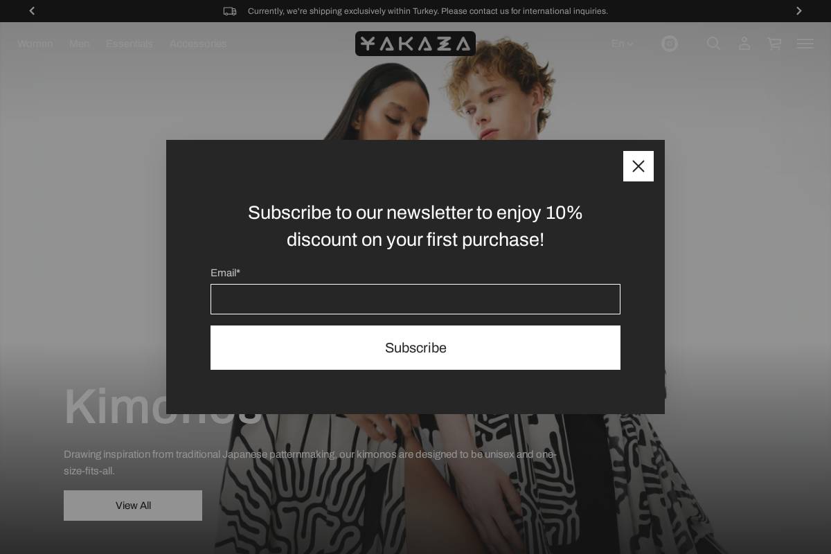 yakaza.studio homepage screenshot