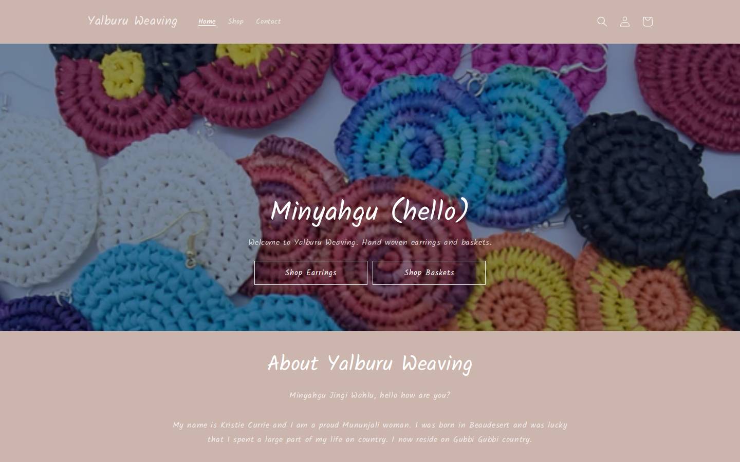 yalburuweaving.com homepage screenshot