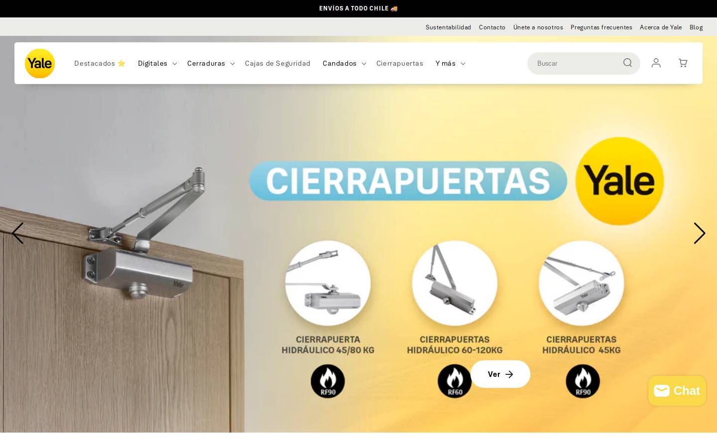 yalechile.cl homepage screenshot