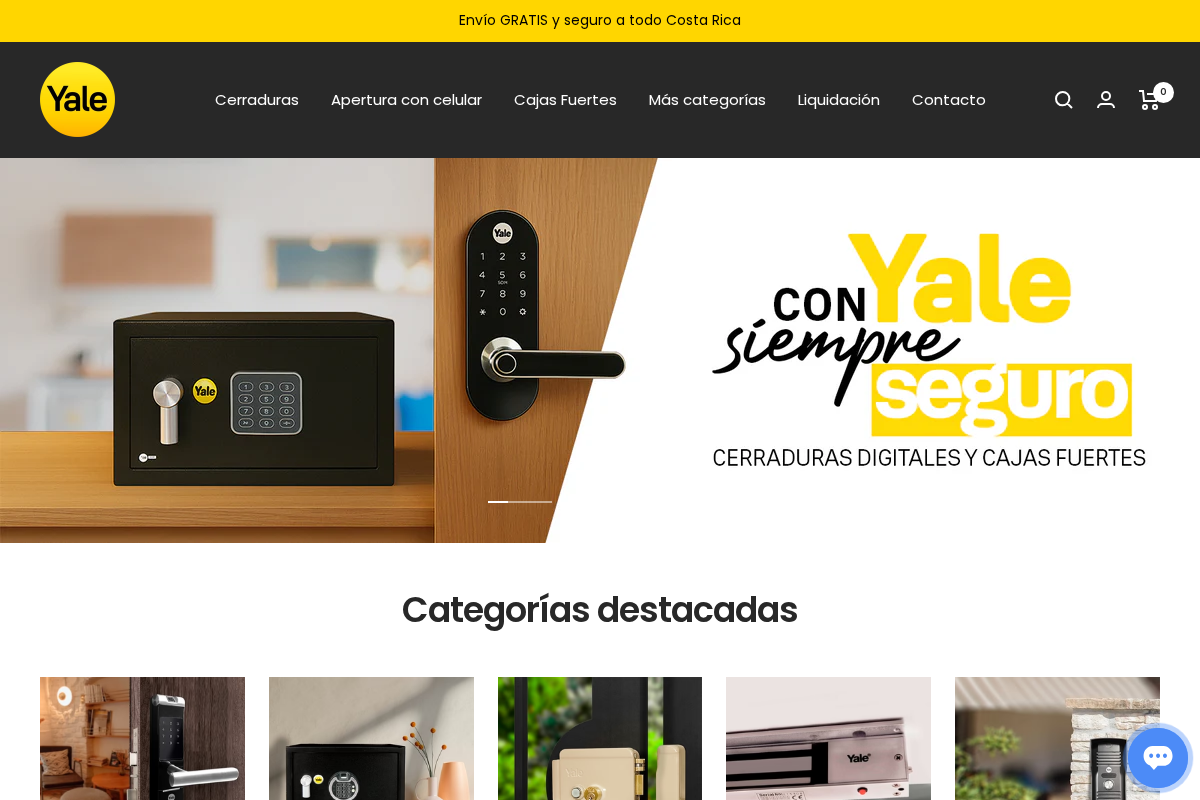 Yale Costa Rica homepage screenshot
