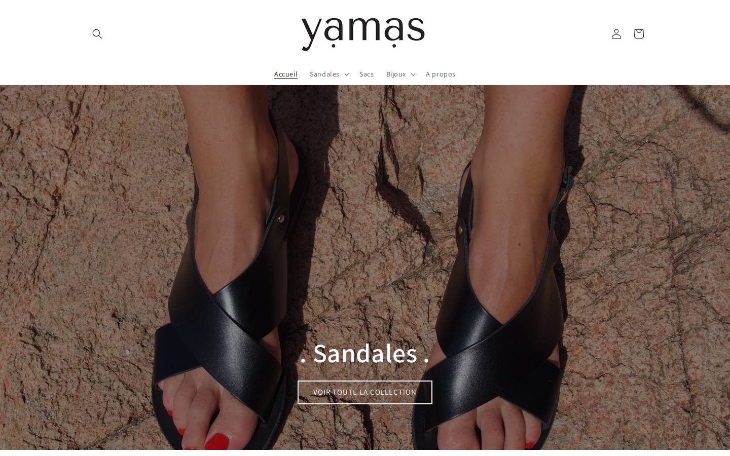 yamasboutique.com homepage screenshot