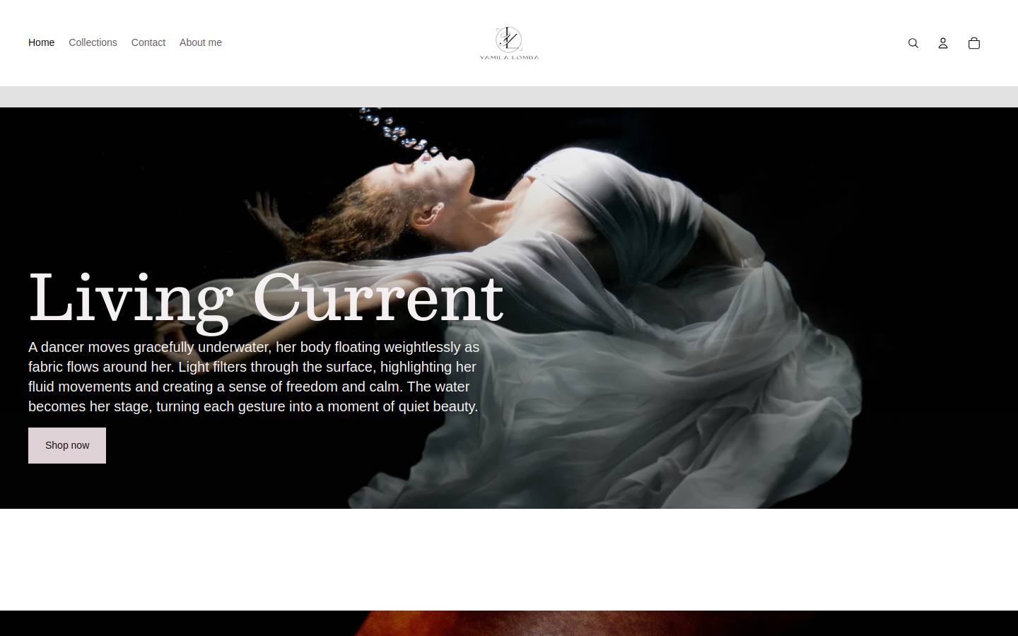 yamilalomba.com homepage screenshot