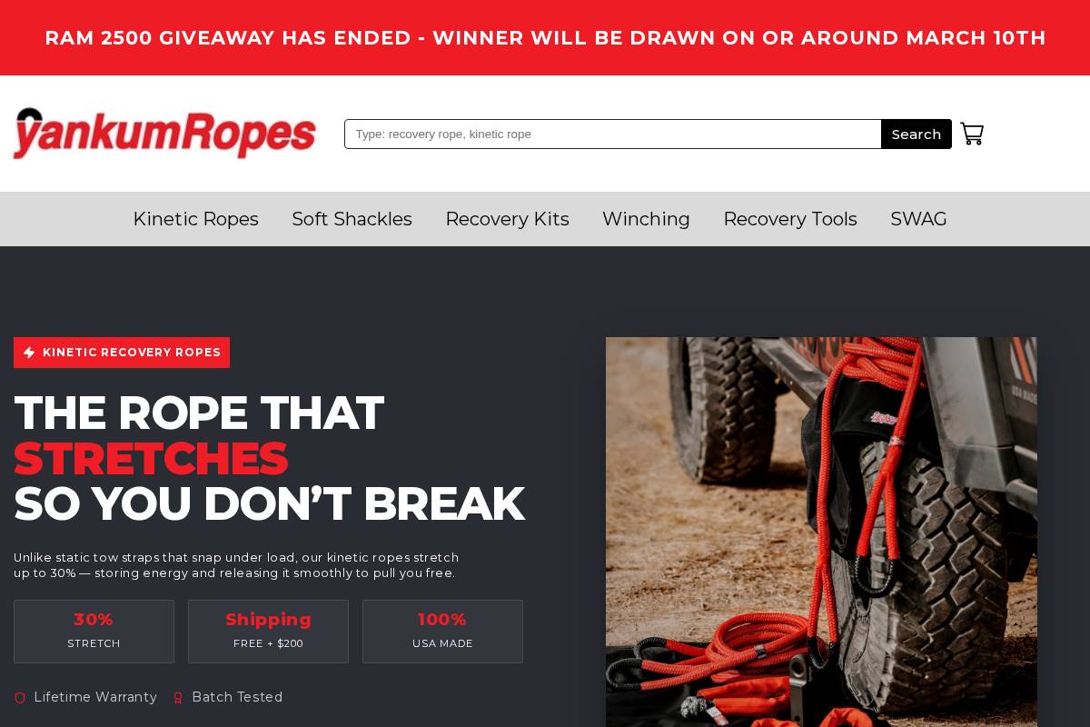 yankum.com homepage screenshot