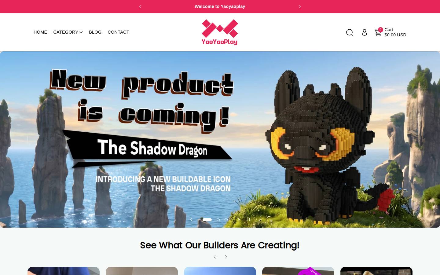 yaoyaoplay.com homepage screenshot