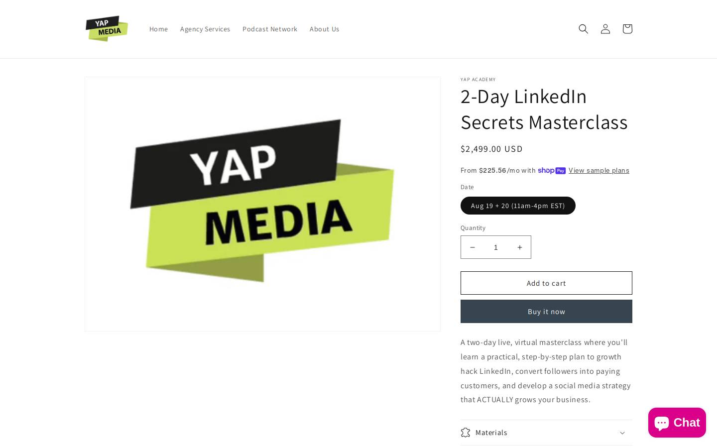 yapacademy.io homepage screenshot