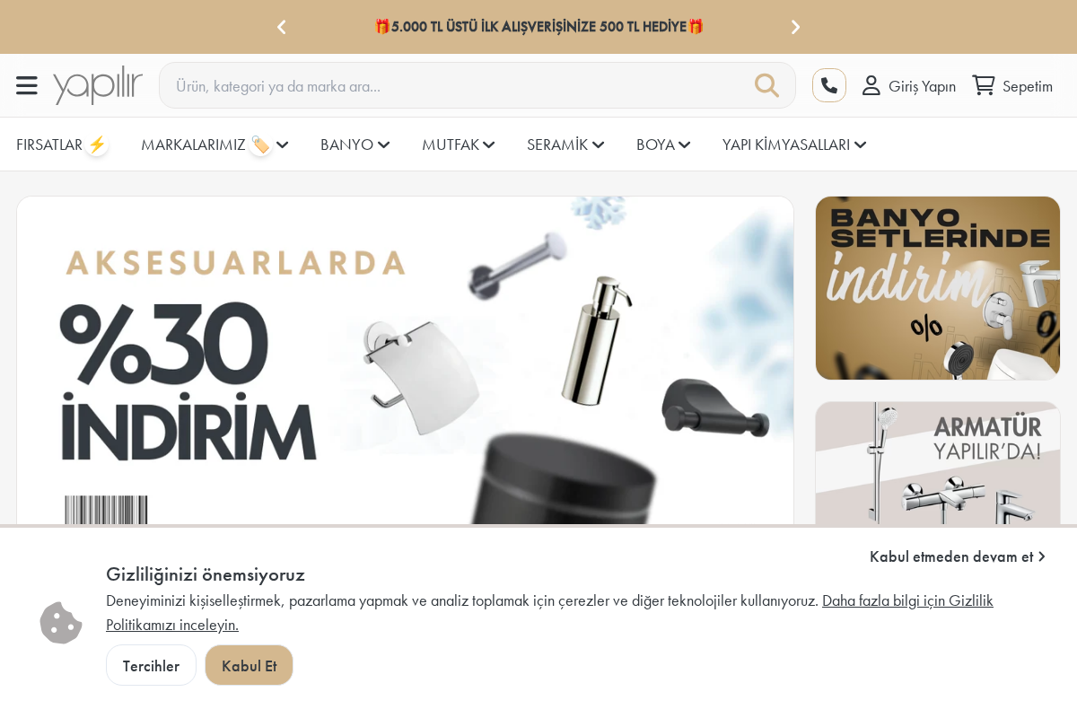 Premium Banyo & Seramik Markaları Yapılır.com'da homepage screenshot