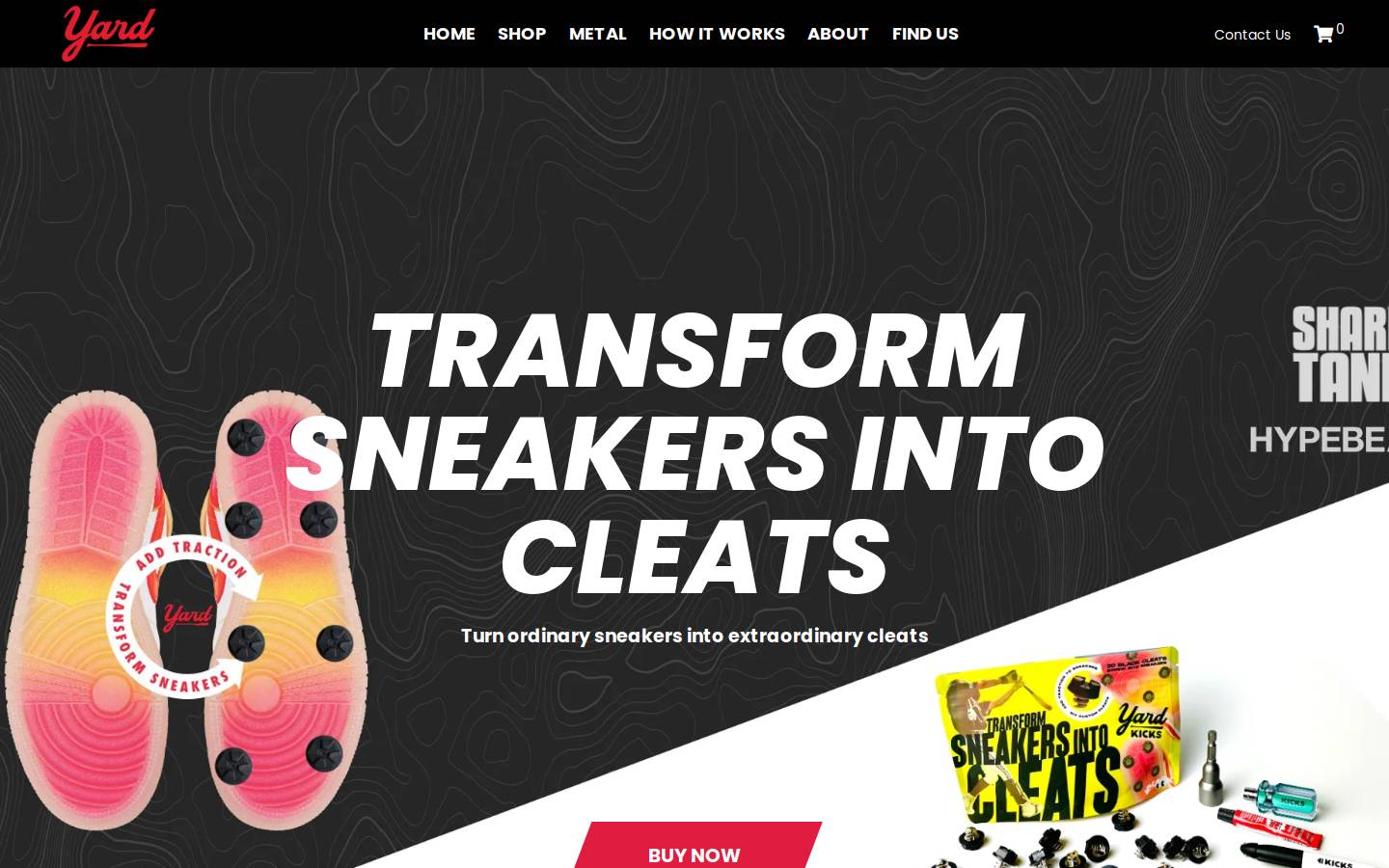 yardkicks.com homepage screenshot