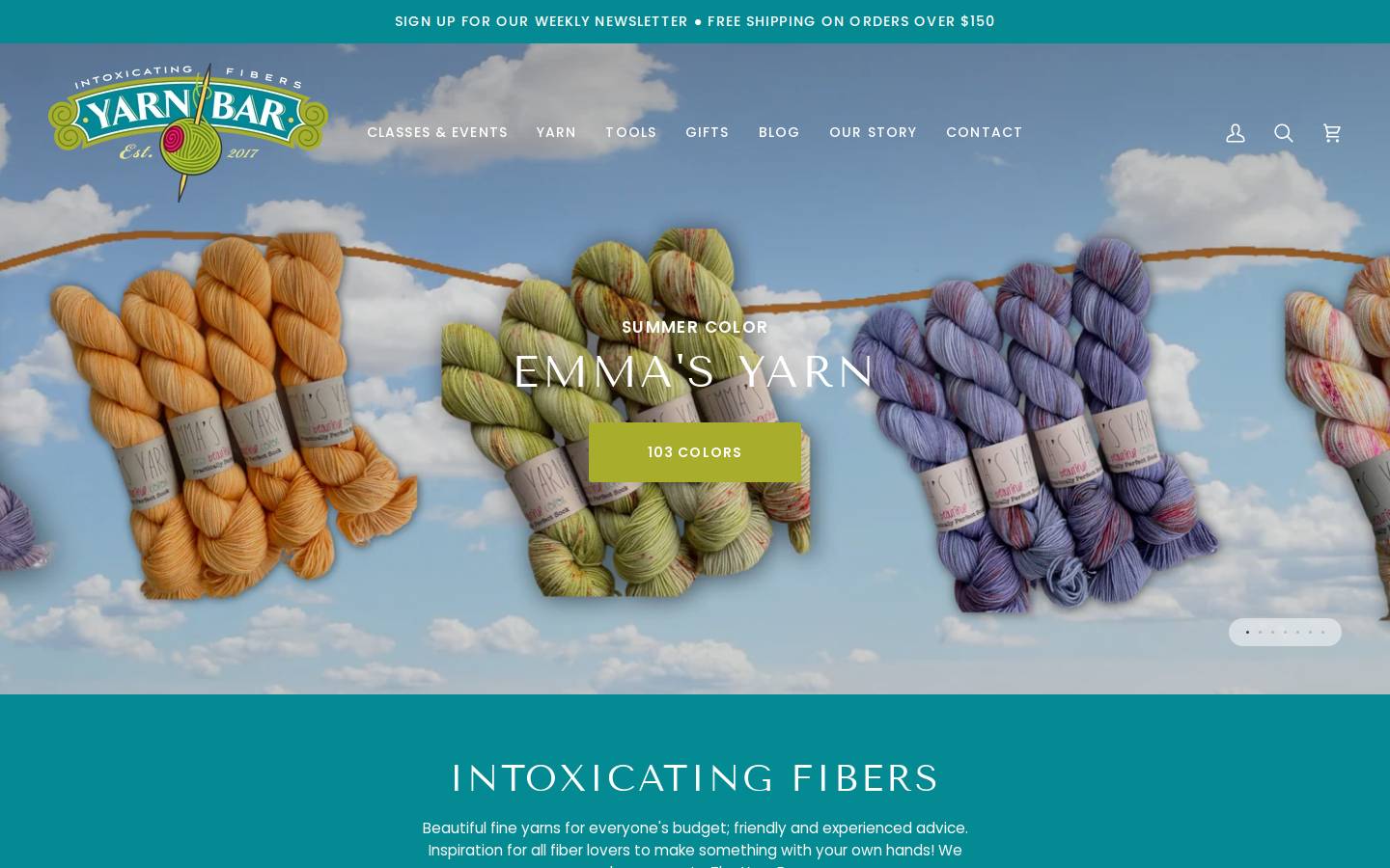 WEBS - America's Yarn Store homepage screenshot
