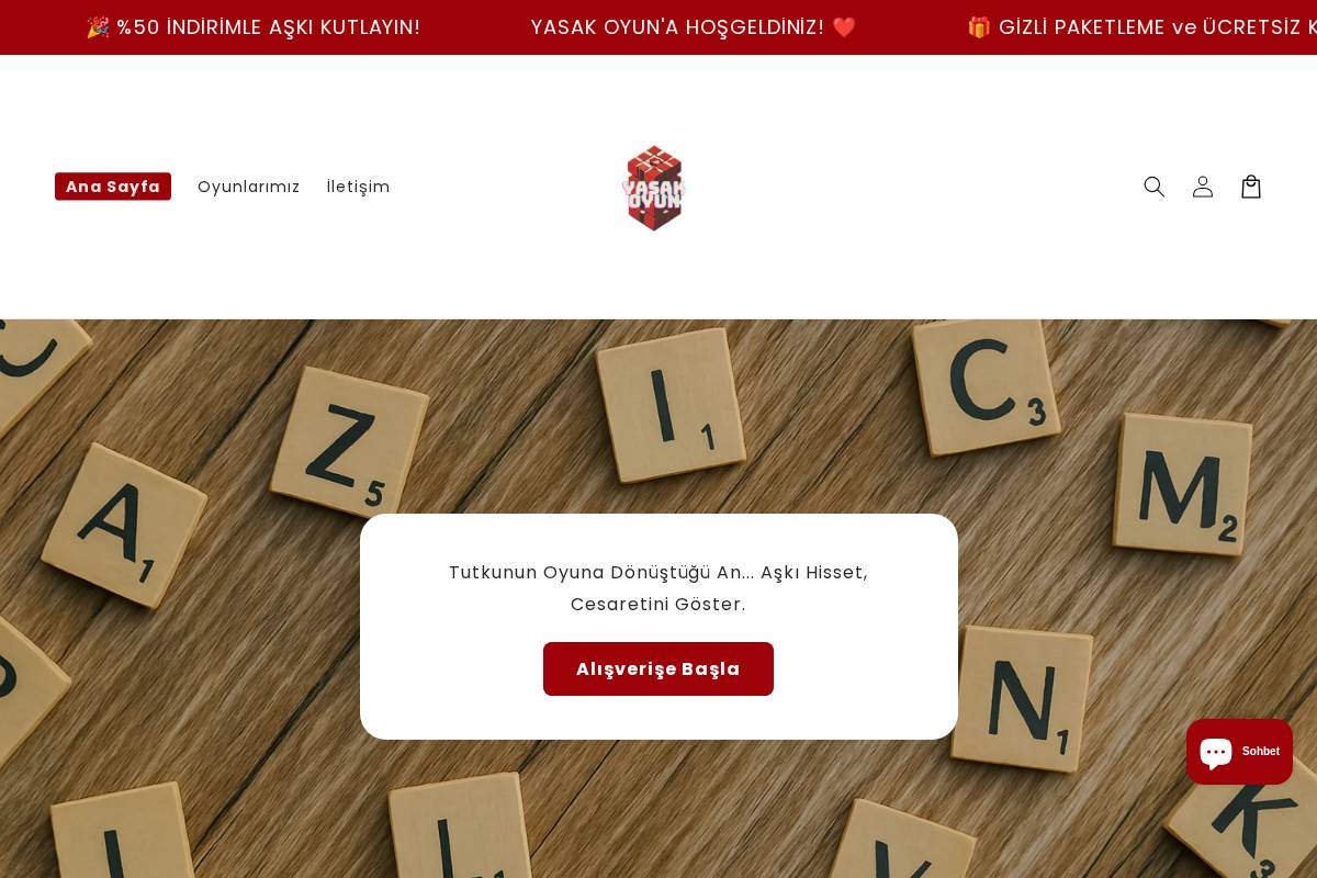 yasakoyun.com homepage screenshot