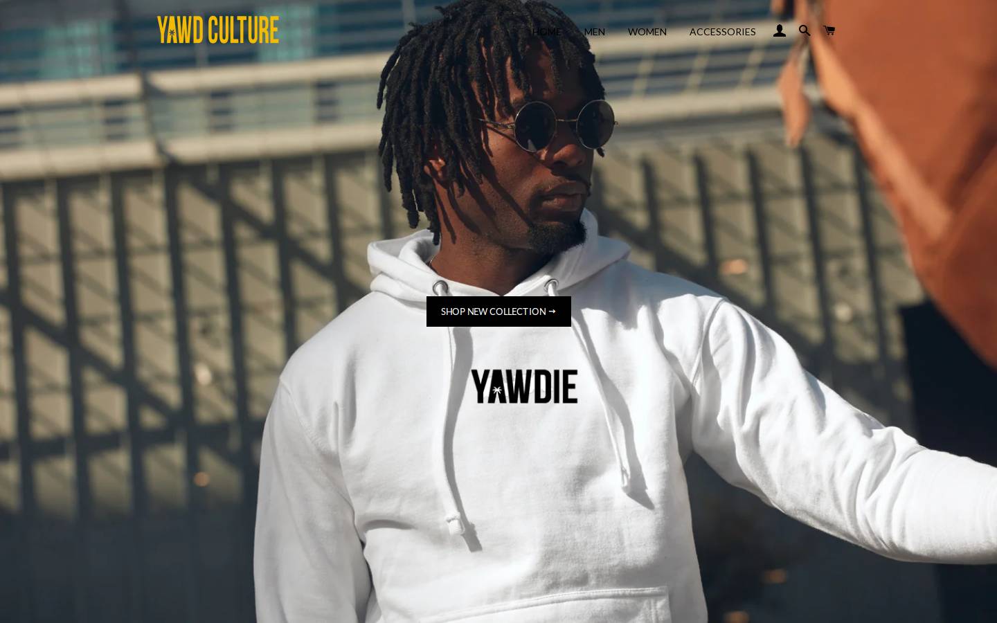 yawdculture.com homepage screenshot