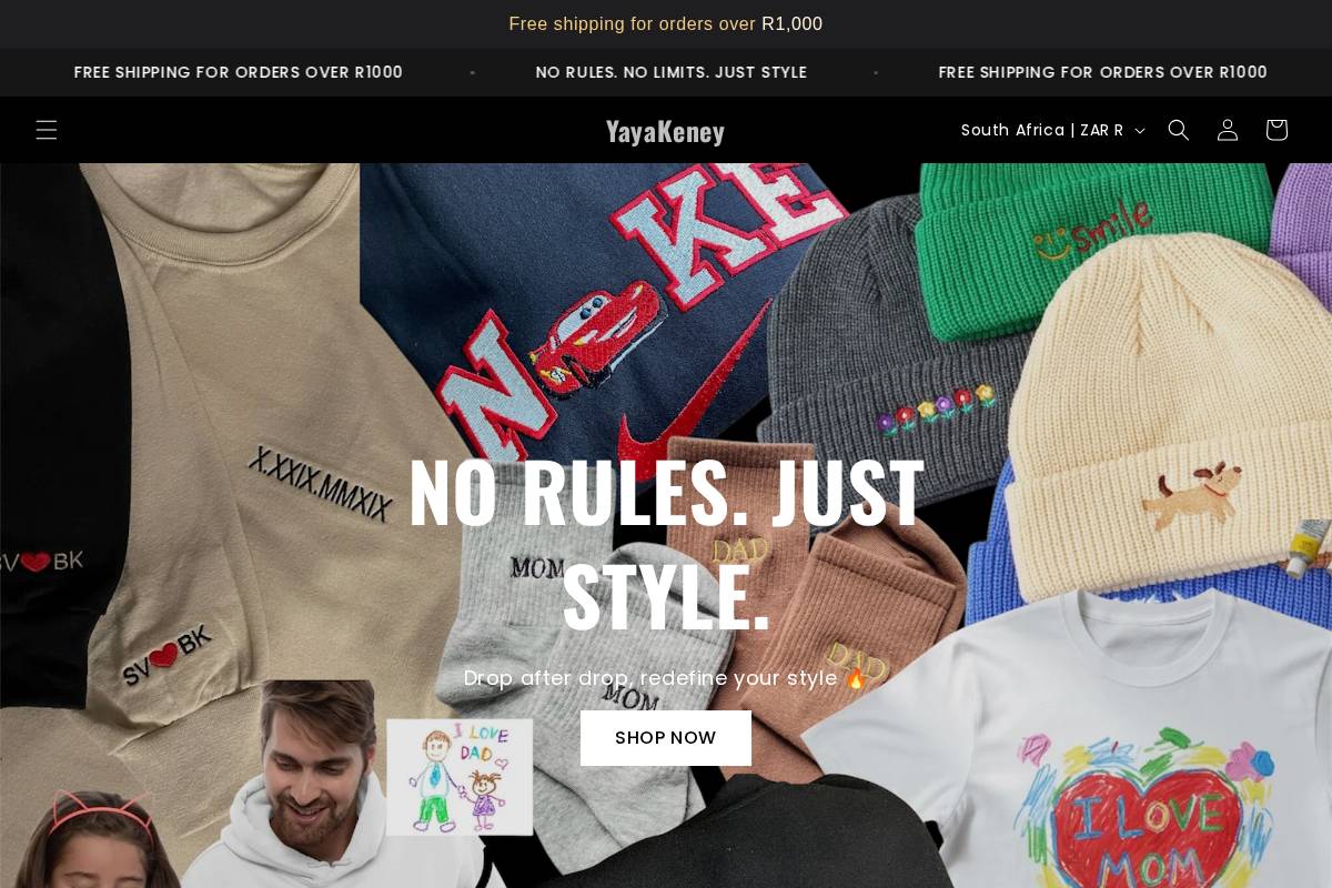 yayakeney.com homepage screenshot