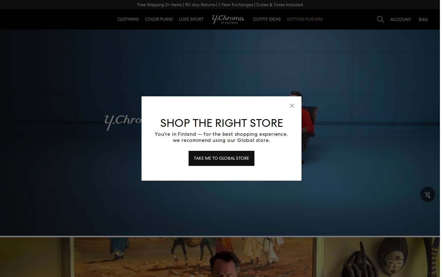 Y.Chroma homepage screenshot