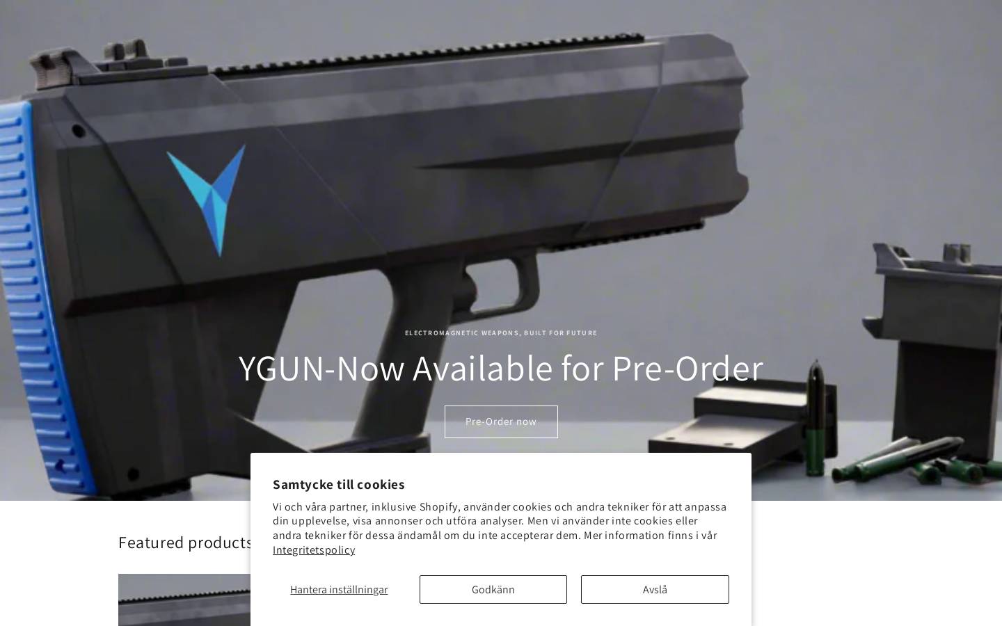 ydefence.com homepage screenshot