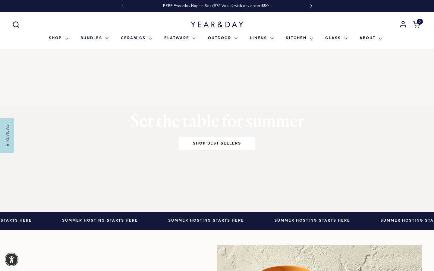 yearandday.com homepage screenshot