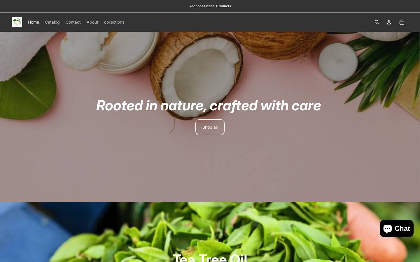 yechoos.com homepage screenshot