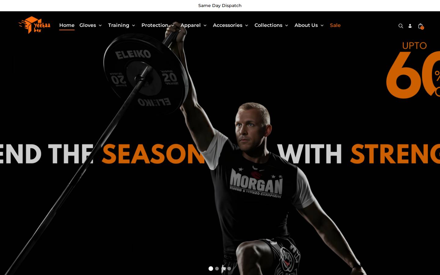 Yeehaabox homepage screenshot