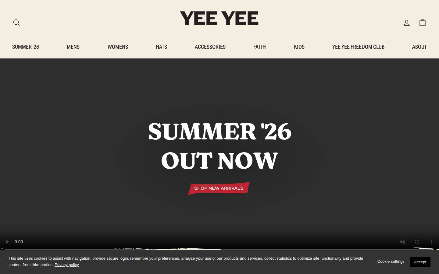 yeeyee.com homepage screenshot