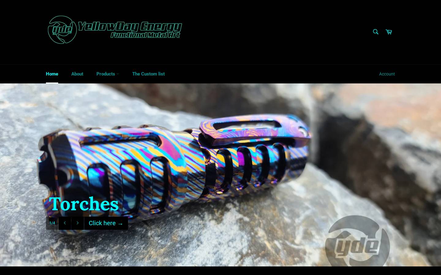 yellowdayenergy.com homepage screenshot