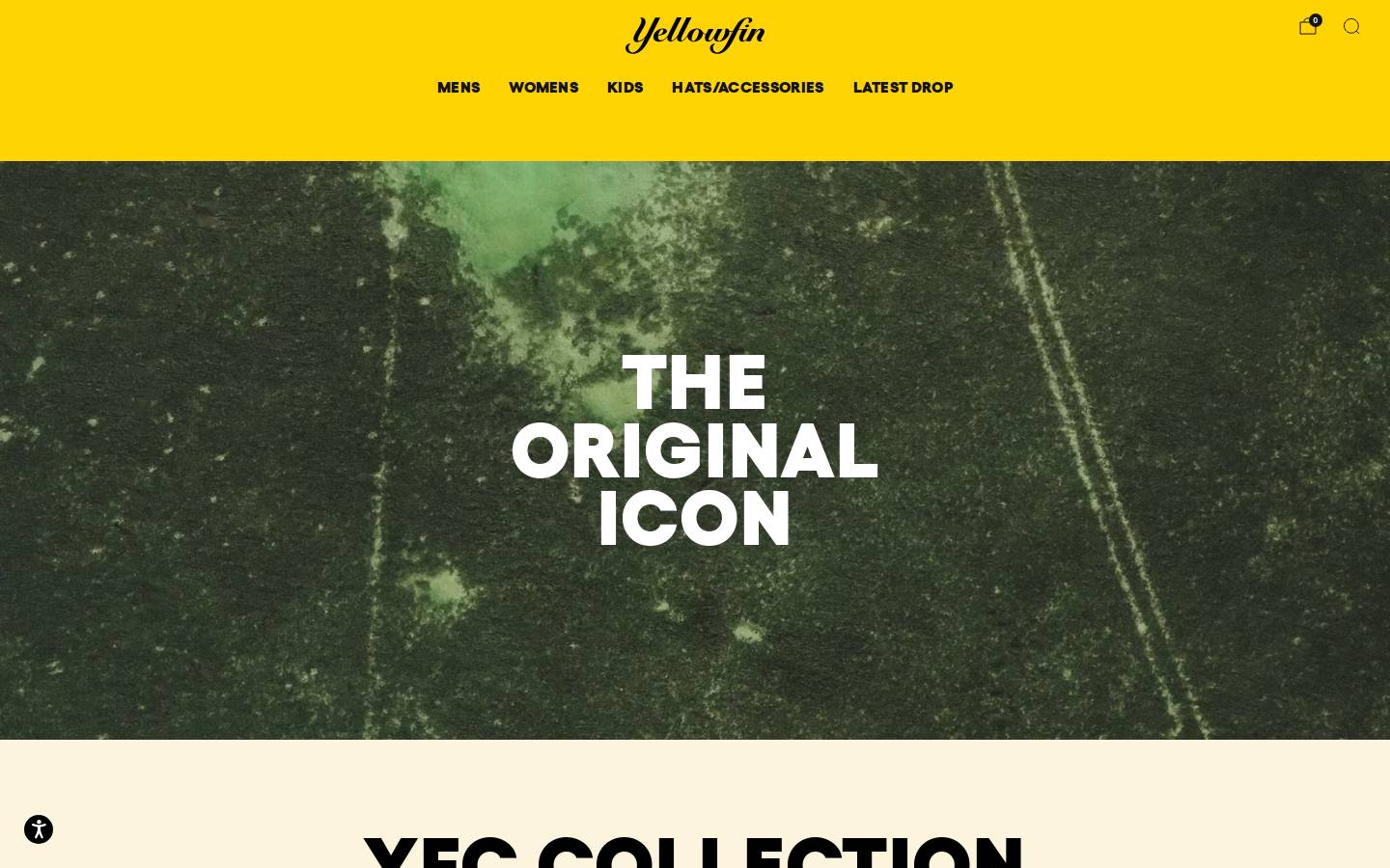 yellowfingear.com homepage screenshot