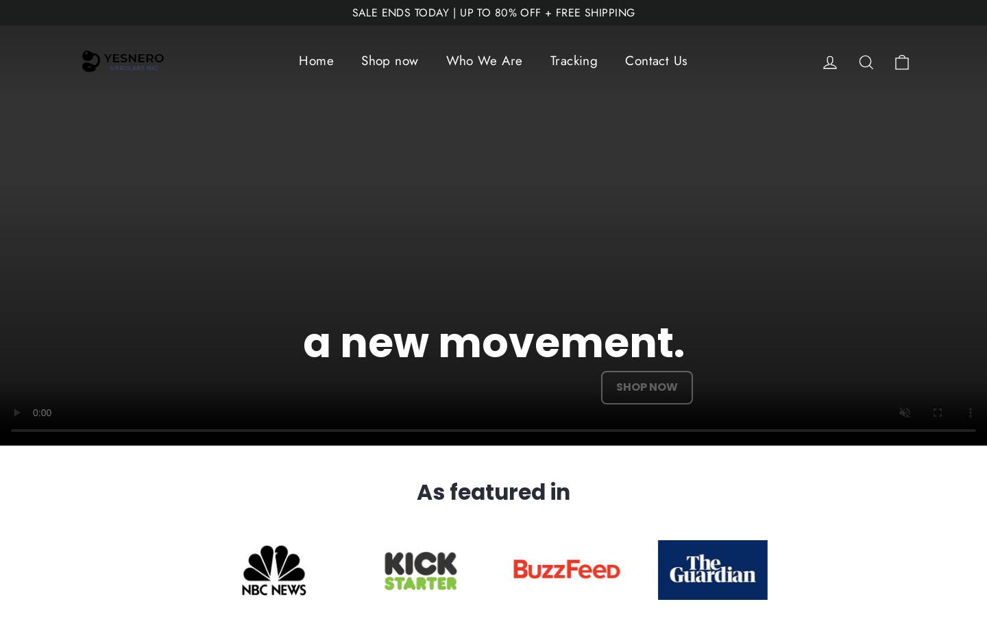 yesnero.com homepage screenshot
