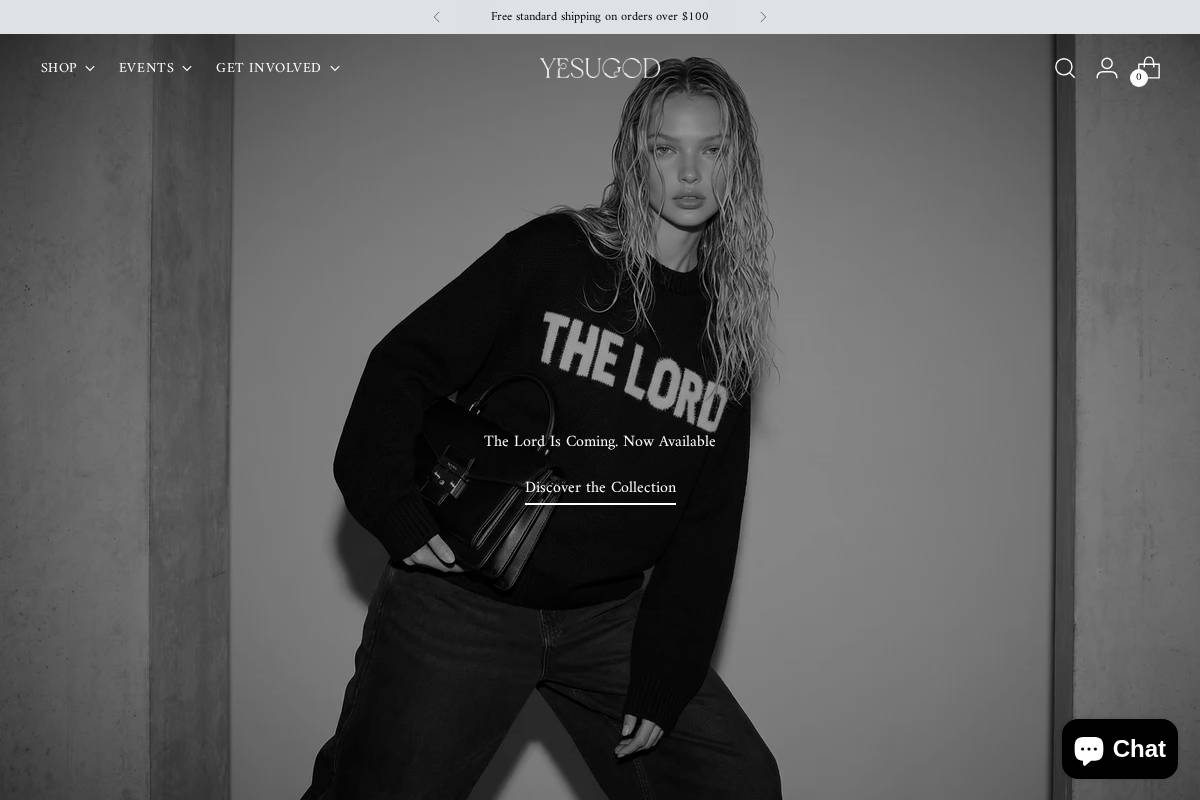 yesugod.com homepage screenshot