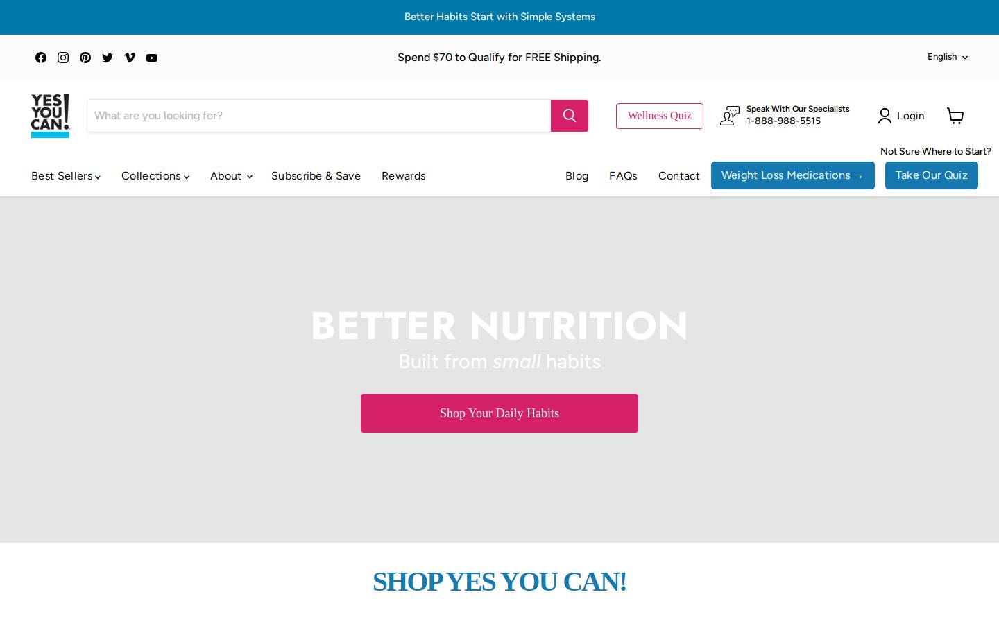 Coming Soon! homepage screenshot