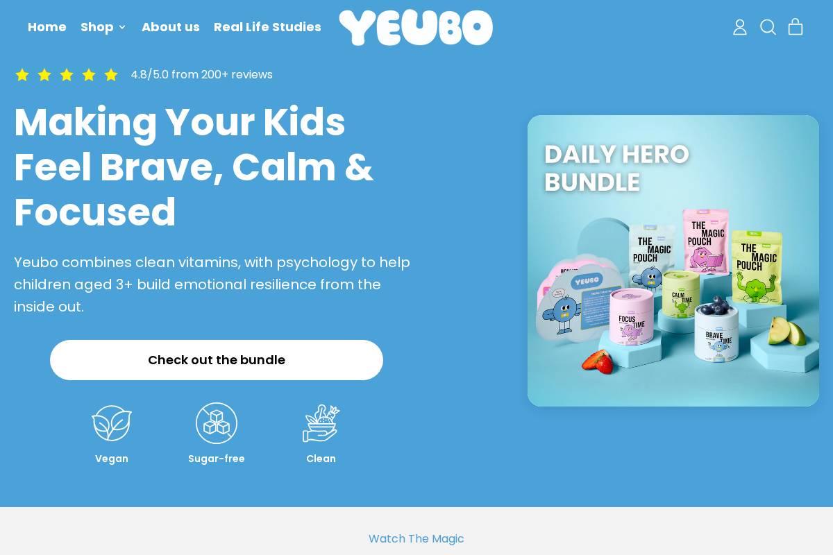 Yeubo homepage screenshot