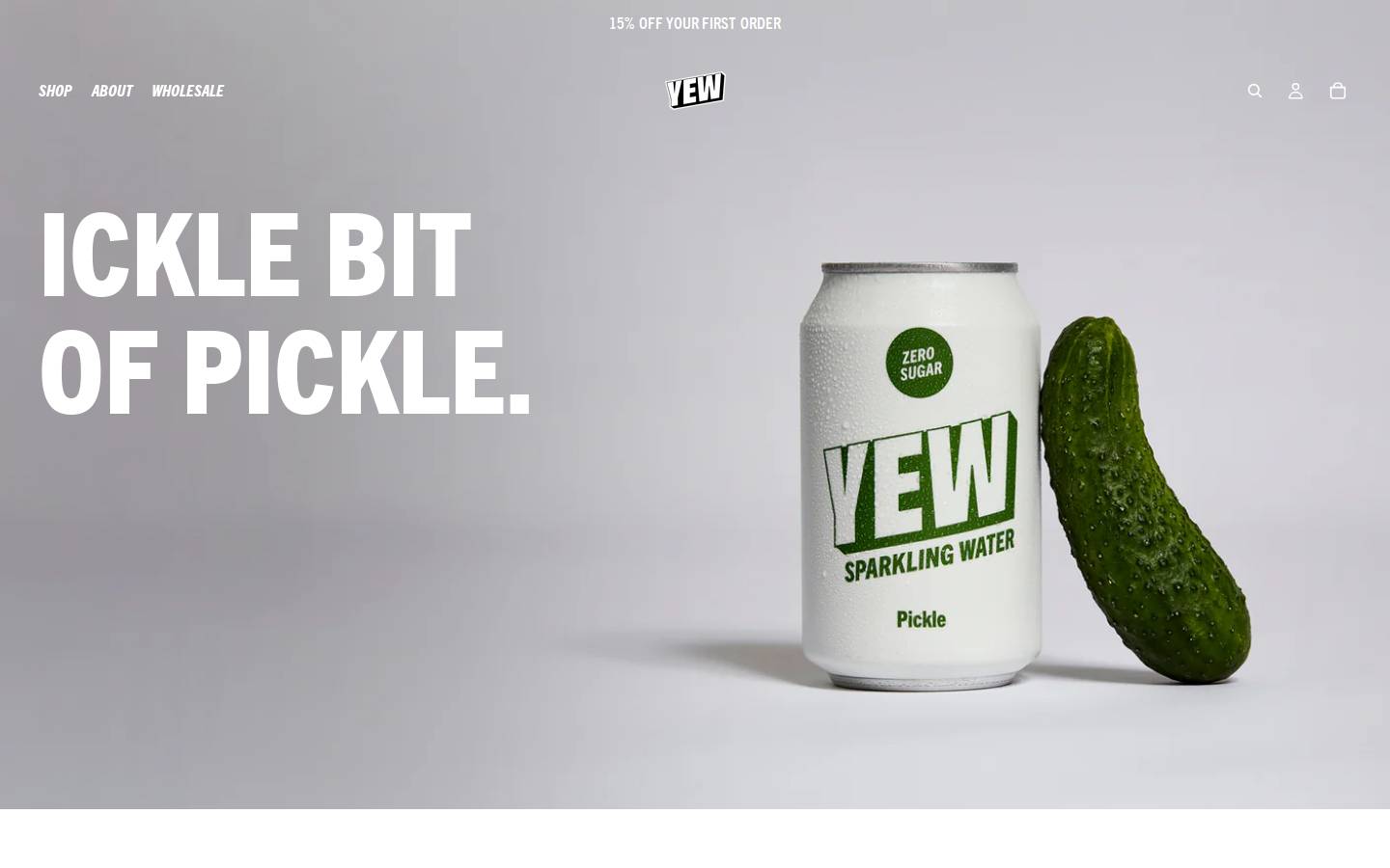 yewdrink.com homepage screenshot