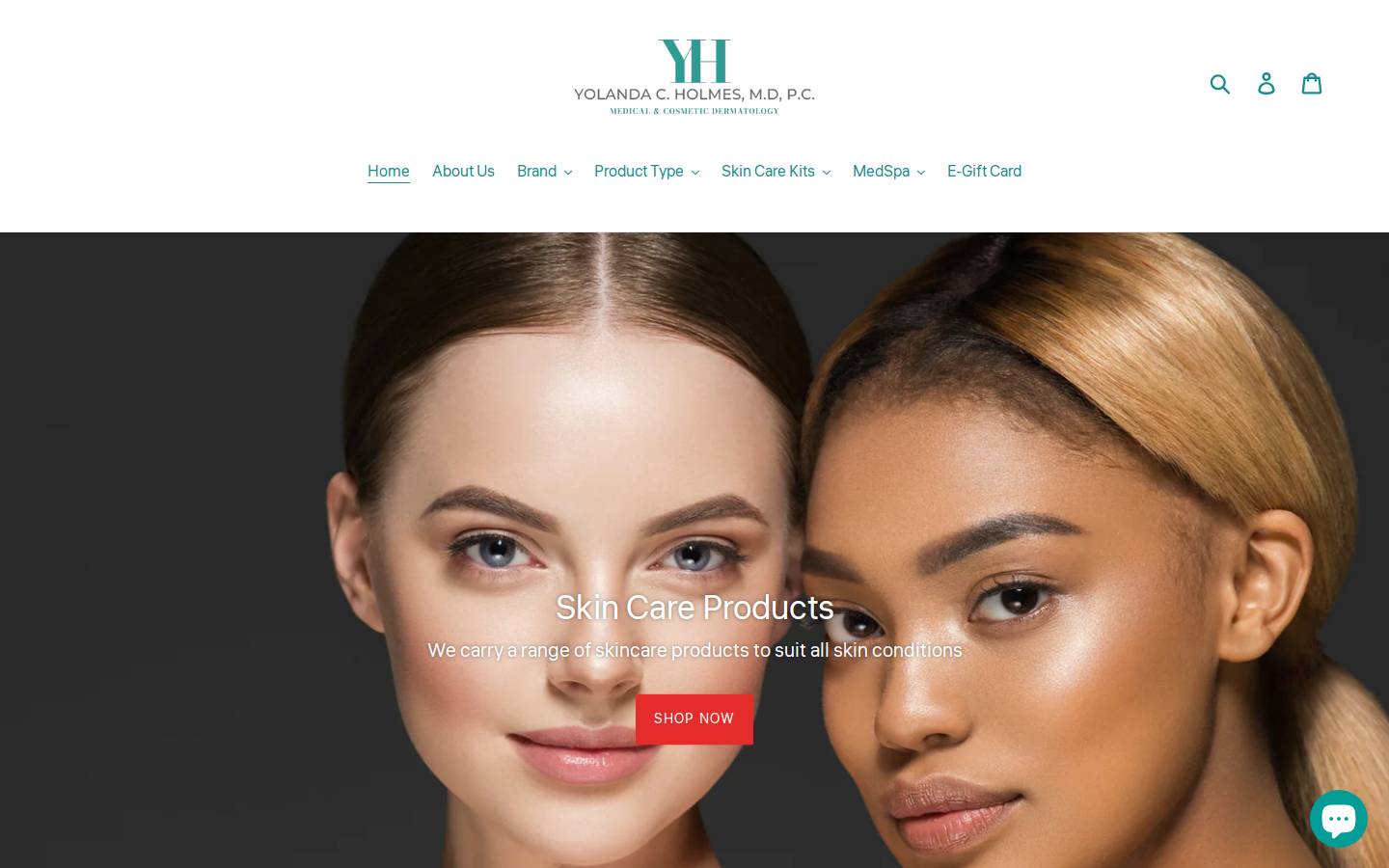 yhskin.com homepage screenshot