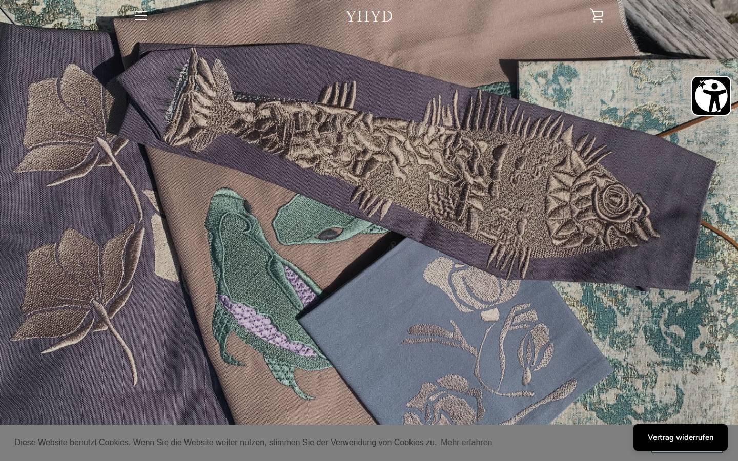 yhyd.me homepage screenshot
