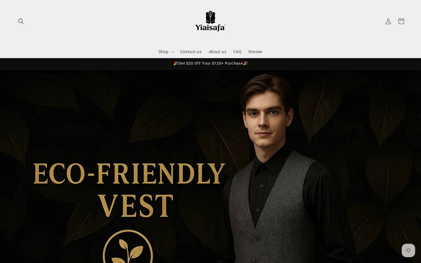 yiaisafa.com homepage screenshot