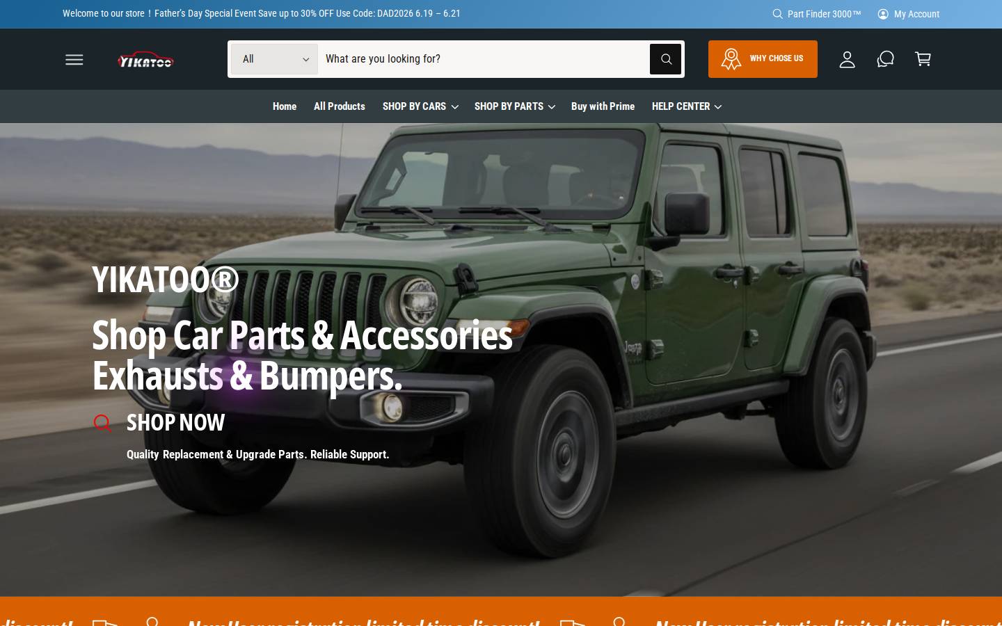 yikatoo.com homepage screenshot