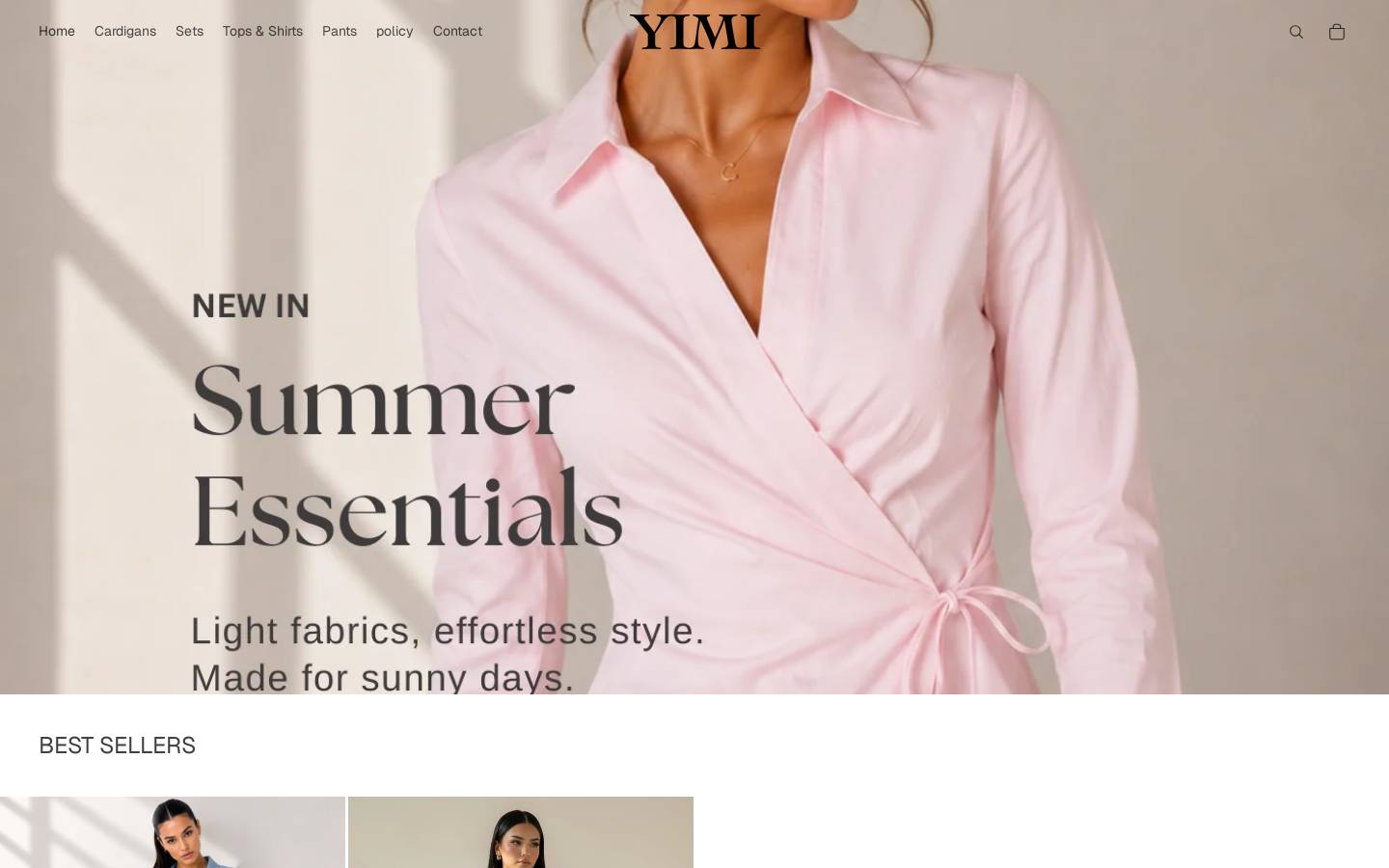 yimi-eg.com homepage screenshot